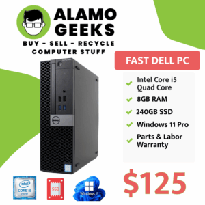 Dell Optiplex 5050 SFF PC - Intel Core i5-6500 3.2GHz | 8GB DDR4 | 240GB SSD | WIN 11 PRO