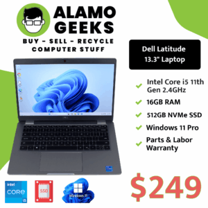 Dell Latitude 5320 13.3" Laptop - Intel Core i5 11th Gen | 16GB DDR4 | 512GB NVMe SSD | WIN 11