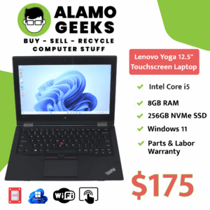 Lenovo ThinkPad Yoga 260 12.5" Touchscreen Laptop - Intel Core i5 | 8GB | 256GB NVMe SSD