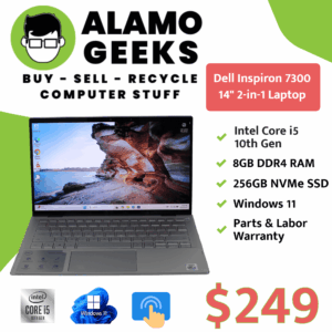 Dell Inspiron 14" 2-in-1 Touchscreen Laptop - Intel Core i5 10th Gen | 8GB | 512GB NVMe SSD