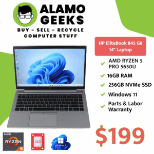 HP EliteBook 845 G8 14" Laptop - AMD Ryzen 5 Pro 2.3GHz | 16GB DDR4 | 256GB NVMe SSD | WIN 11