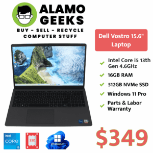 Dell Vostro 15.6" Laptop - Intel Core i5 13th Gen | 16GB DDR4 | 512GB NVMe SSD | WIN 11