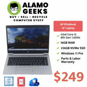 HP EliteBook 840 G5 14" Laptop - Intel Core i5 8th Gen | 16GB | 256GB NVMe SSD | WIN 11 PRO