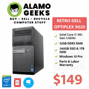Dell Optiplex i7 3.6GHz | 32GB RAM | Pro Retro PC for Legacy Apps