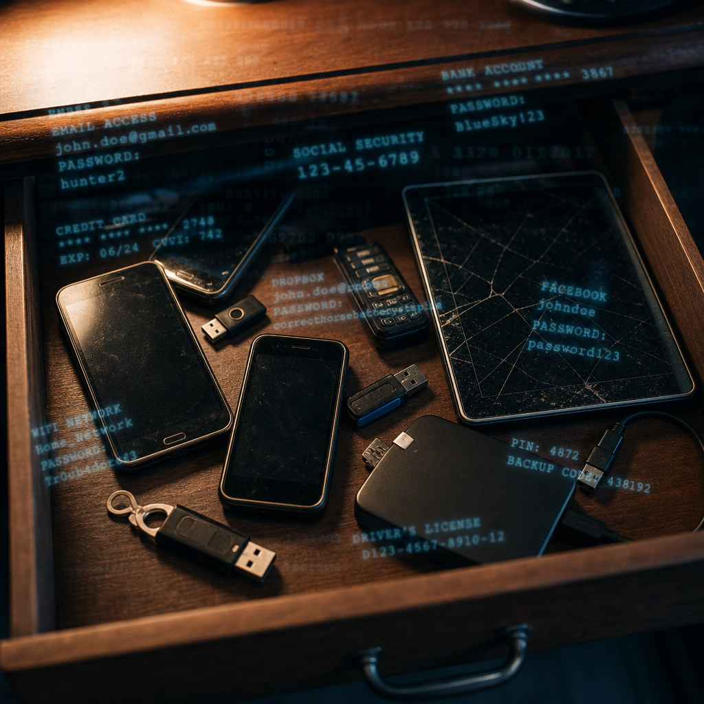 The Hidden Danger In Your Closet: Why Storing Old Tech Is An Identity Theft Risk | Refurbished Computers In San Antonio Do Not Mention Windows 10. Alamo Geeks Only Sells Computers With Windows 11. () Editorial Photograph Showing A Close-Up