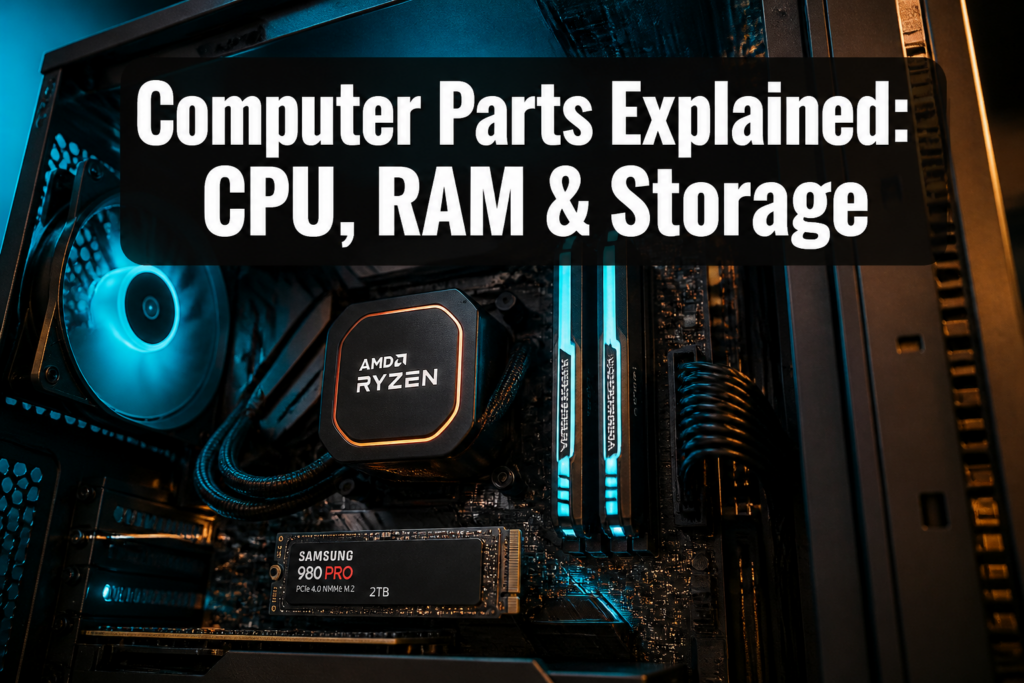 Computer Ram Par5t Computer Parts Explained: CPU, RAM & Storage Guide 2026