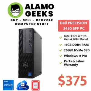 Dell Precision 3450 SFF PC- Intel Core i7 11700 | 16GB | 256GB NVMe SSD | WIN 11