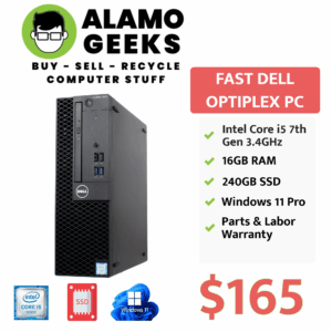 Dell Optiplex 3050 SFF PC - Intel Core i5-7500 3.4GHz | 16GB DDR4 | 240GB SSD | WIN 11