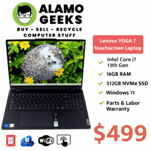 Lenovo Yoga 7 Touchscreen 16" 2-in-1 Laptop - Intel Core i7 13th Gen, 16GB, 512GB NVMe SSD